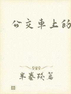 公交车上的臀交