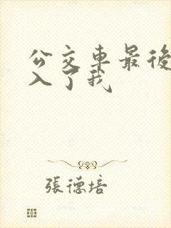 公交车最后一排入了我