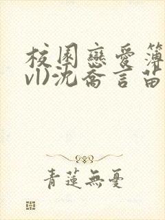 校园恋爱簿(lvl)沈乔言苗封面