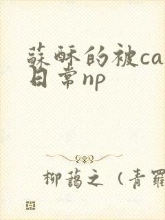 苏酥的被cao日常np