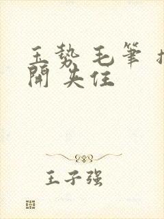 玉势 毛笔 撑开 夹住