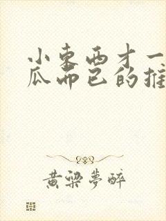 小东西才一根黄瓜而已的推荐书