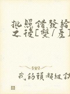 批照错发给情敌之后[双/产]