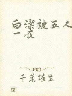 白洁被五人糟蹋一夜