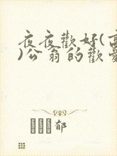 夜夜欢好(高h)公翁的欢爱h