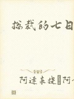 总裁的七日恋人