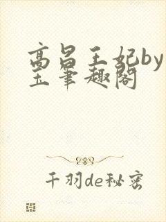 高昌王妃by黛玉笔趣阁封面