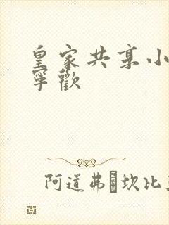 皇家共享小公主宁欢封面