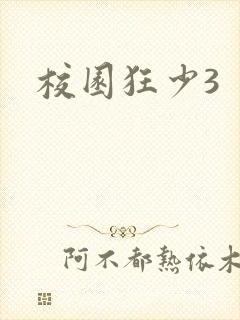 校园狂少3