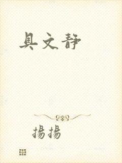 具文静封面