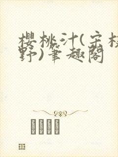 樱桃汁(宋枝江野)笔趣阁
