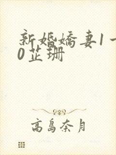 新婚娇妻1一40芷珊