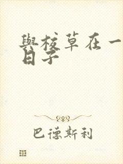 与校草在一起的日子