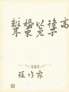 离婚以后高干 耳东兔子