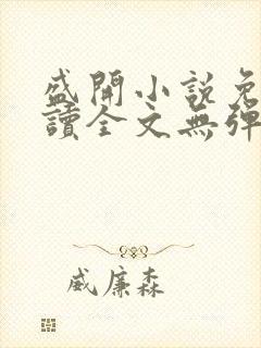 盛开小说免费阅读全文无弹窗封面