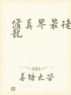 修真界最后一条龙