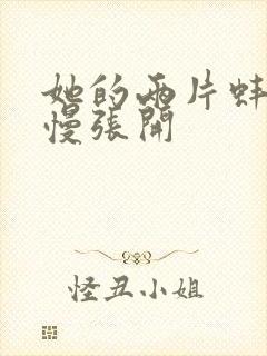 她的两片蚌肉慢慢张开