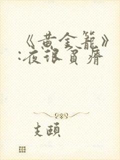 《黄金笼》作者:夜很贫瘠