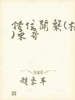 错位关系(校园)东哥