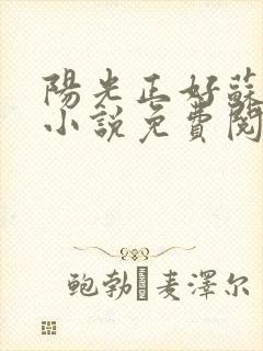 阳光正好苏玥玥小说免费阅读