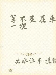 等不及在车里做一次