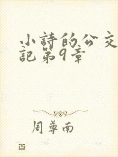 小诗的公交车日记第9章