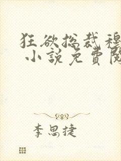 狂欲总裁穆非雪 小说免费阅读