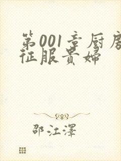 第001章厨房征服贵妇