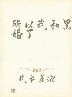 所以我和黑粉结婚了