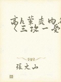 高h荤爽肉欲文〈三攻一受