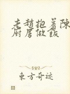 老赵抱着陈婷在厨房做饭