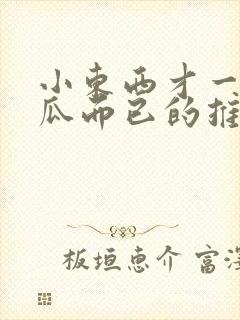 小东西才一根黄瓜而已的推荐书