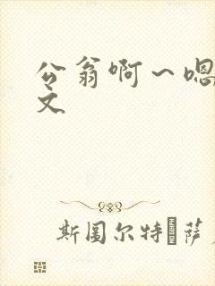 公翁啊～嗯啊h文