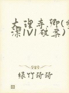 大理寺.卿(双洁1V1破案)