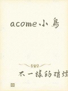 acome小鸟