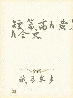 短篇高h黄暴辣h全文