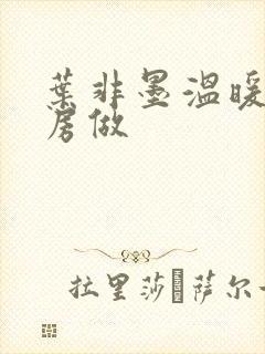 叶非墨温暖在厨房做