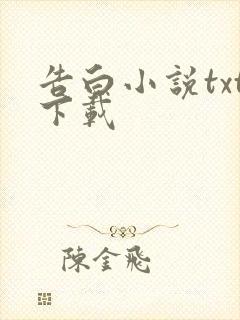 告白小说txt下载