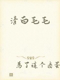 清白毛毛