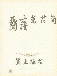 死亡万花简小说阅读