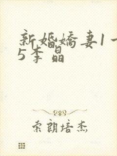 新婚娇妻1一25李晶