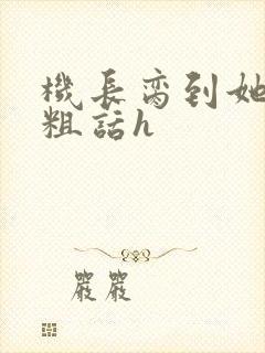 机长脔到她哭h粗话h