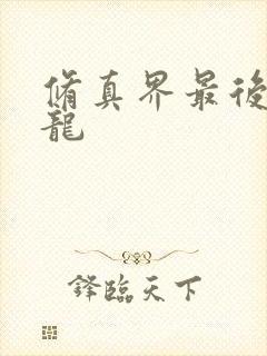 修真界最后一条龙