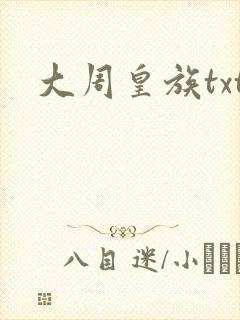 大周皇族txt