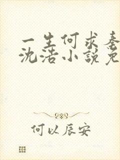 一生何求秦菲雪沈浩小说免费阅读全文笔趣阁