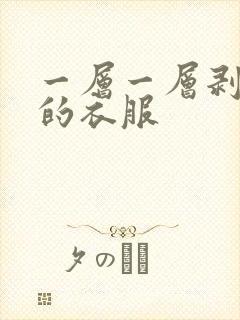 一层一层剥开我的衣服