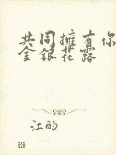 共同拥有你by金银花露