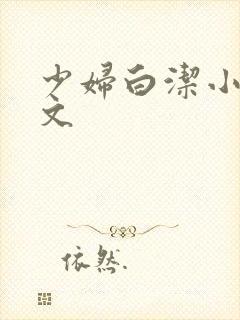 少妇白洁小说全文