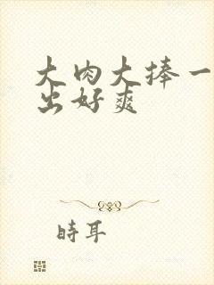 大肉大捧一进一出好爽