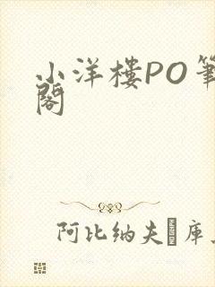 小洋楼PO笔趣阁